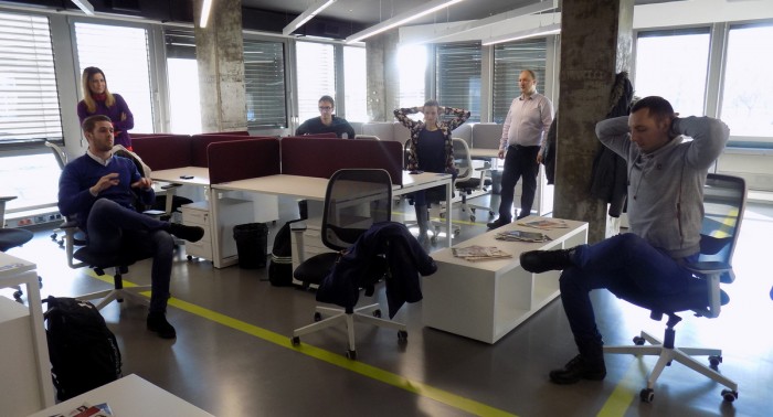 Office exercises at OfficeMe